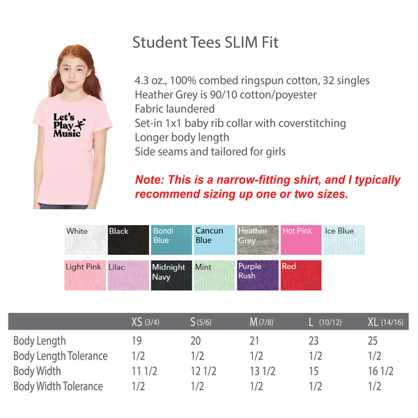 STUDENT TEES - Slim Fit