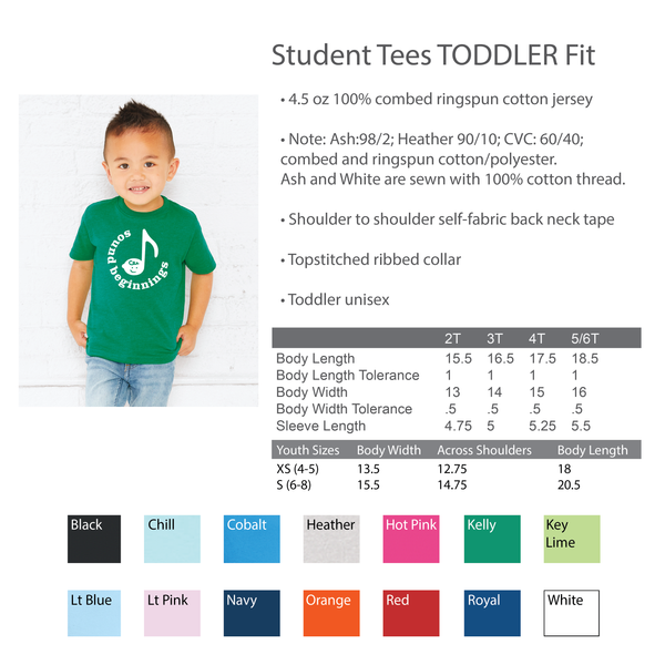 STUDENT TEES - Toddler Fit
